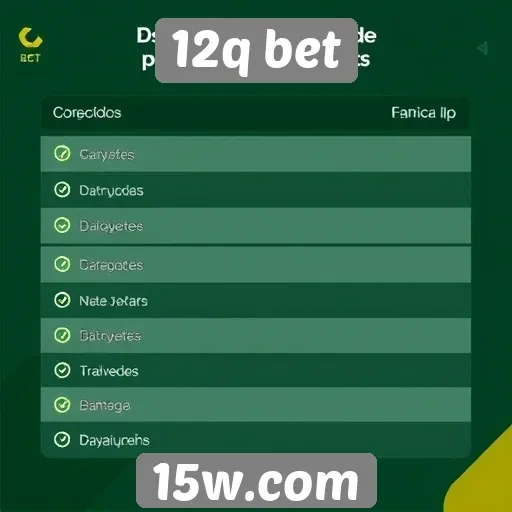 Métodos de pagamento disponíveis na 12q bet